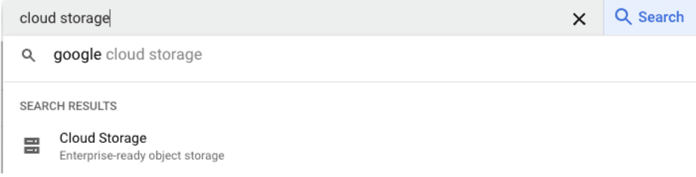 google cloud storage