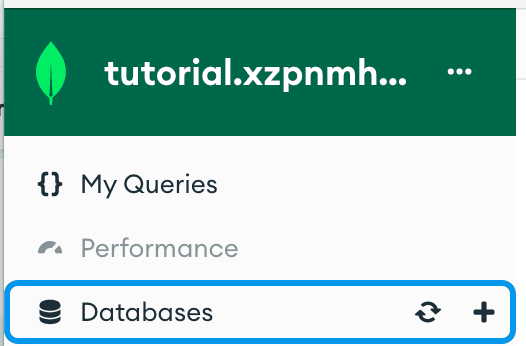 Add database in Compass