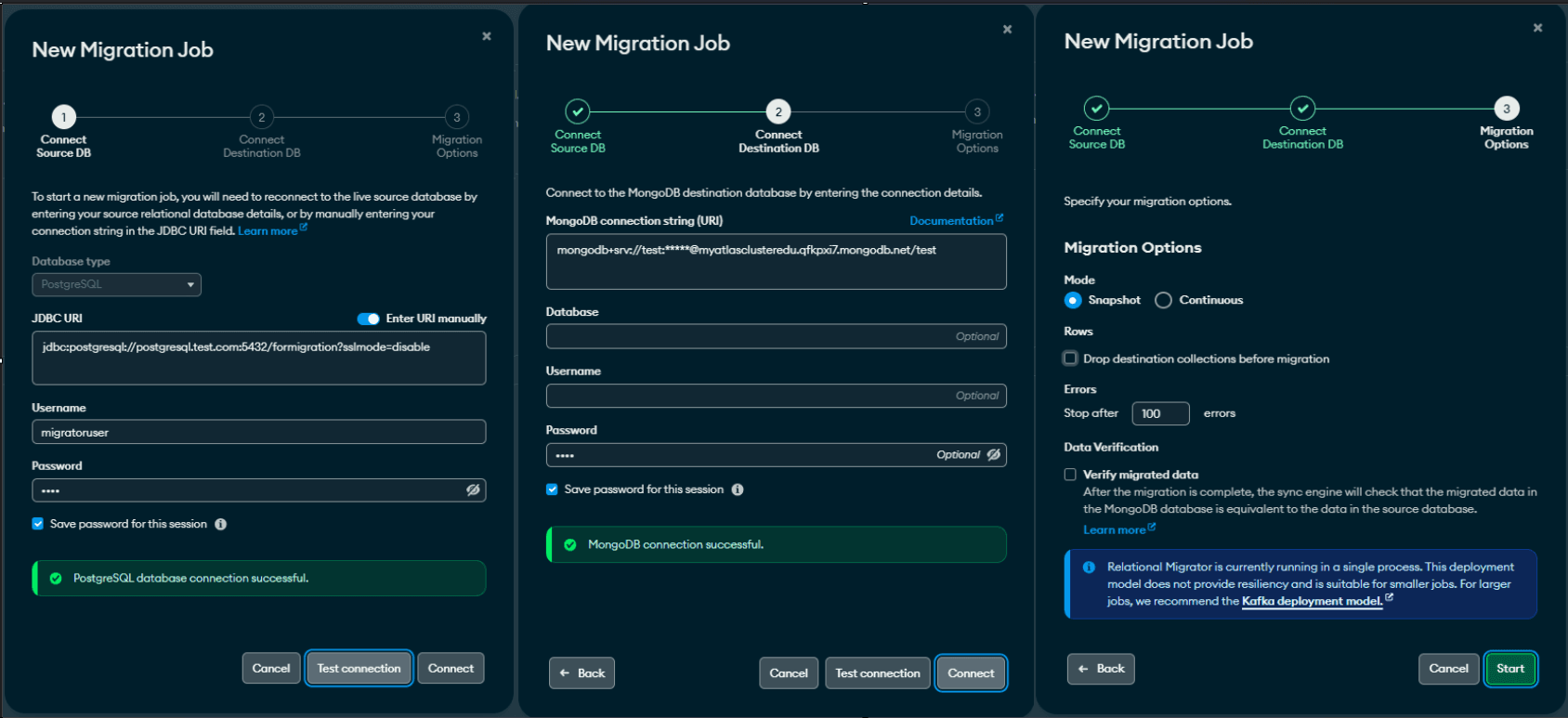 Migration Job Instructions