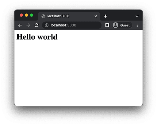 Hello World