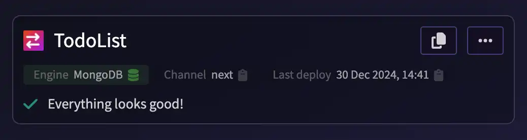 Screenshot of the UI