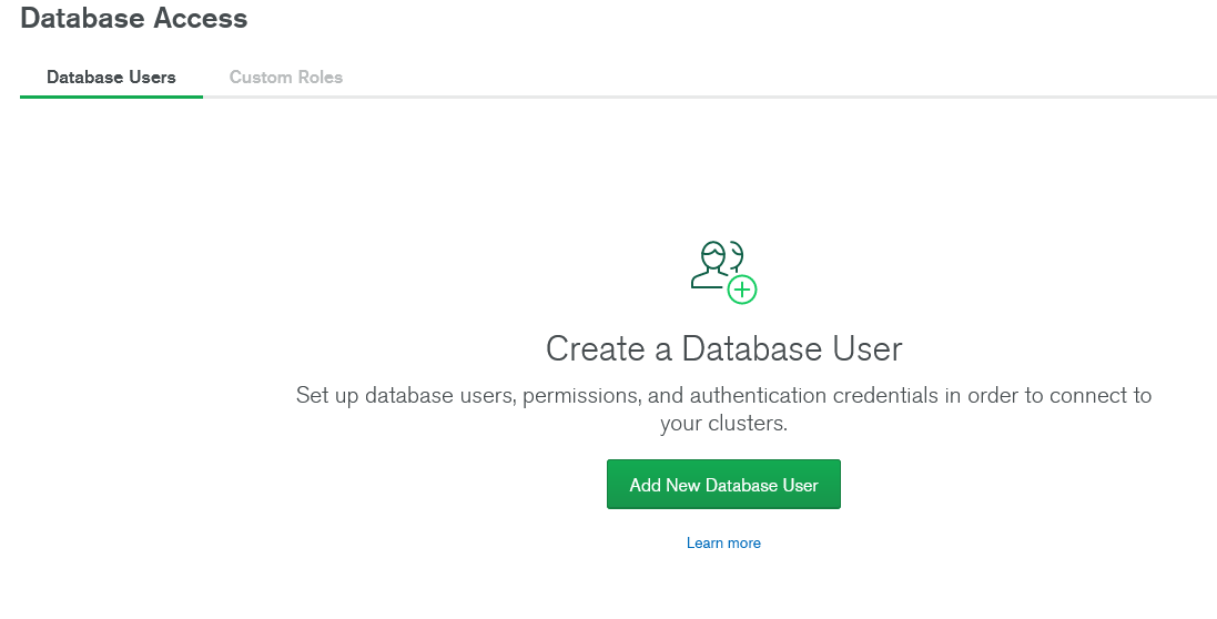 set up connection to mongodb atlas