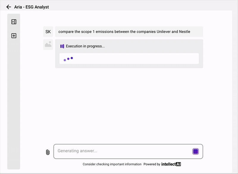 使用公司特定文档回答自然语言查询。每个回复都可以通过 TRACES 进行解释，并链接到根本的源材料。