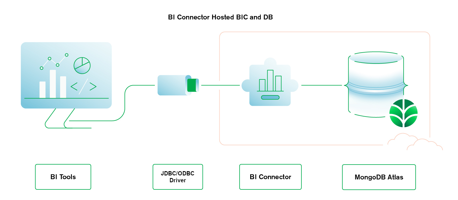 托管数据库和 BI Connector