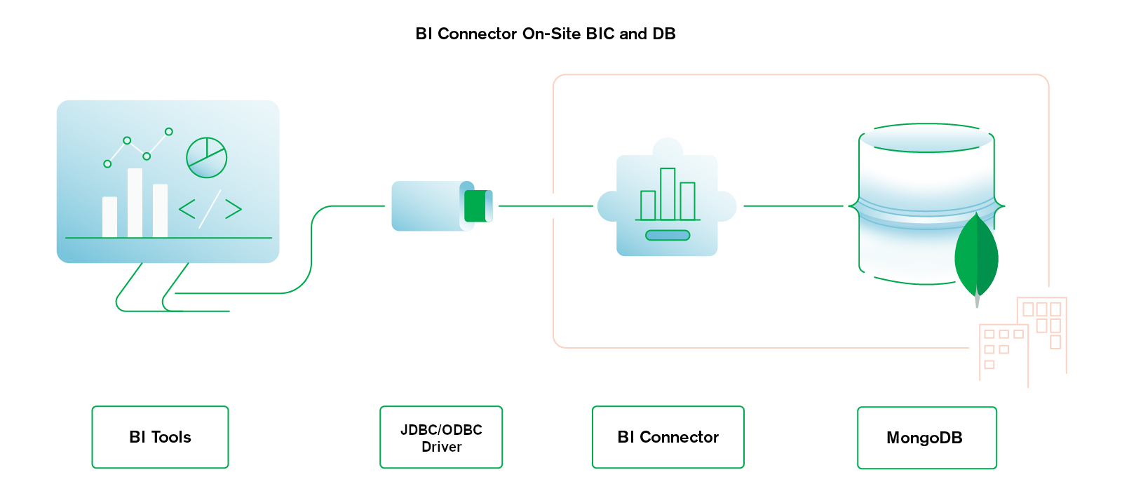 自管理的数据库和 BI Connector