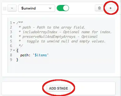 突出显示"Add Stage"(添加阶段)按钮的屏幕截图。